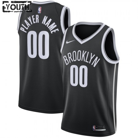 Maglia Brooklyn Nets Personalizzate 2020-21 Nike Icon Edition Swingman - Bambino